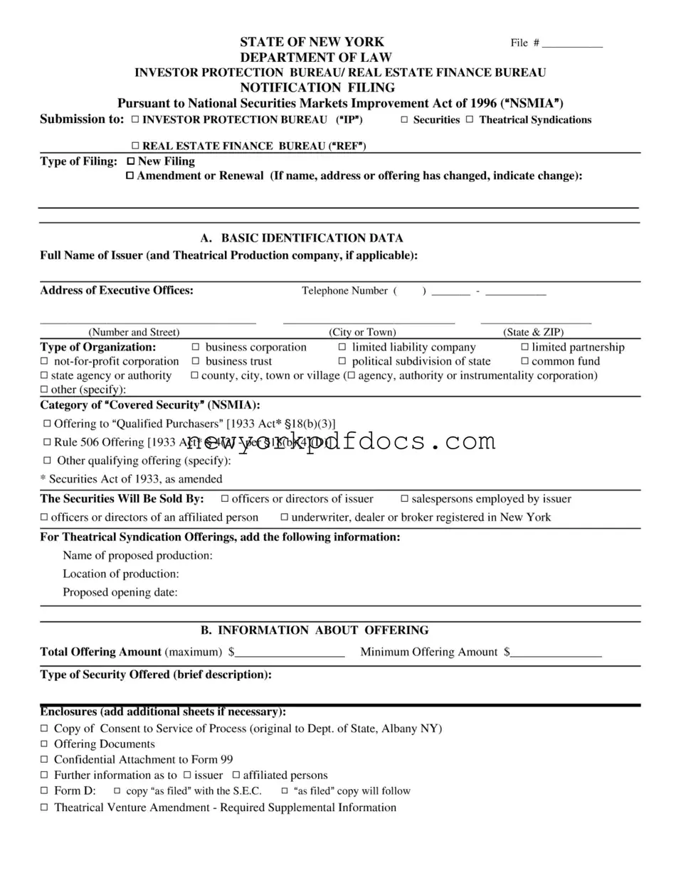 Free 99 Ny Form