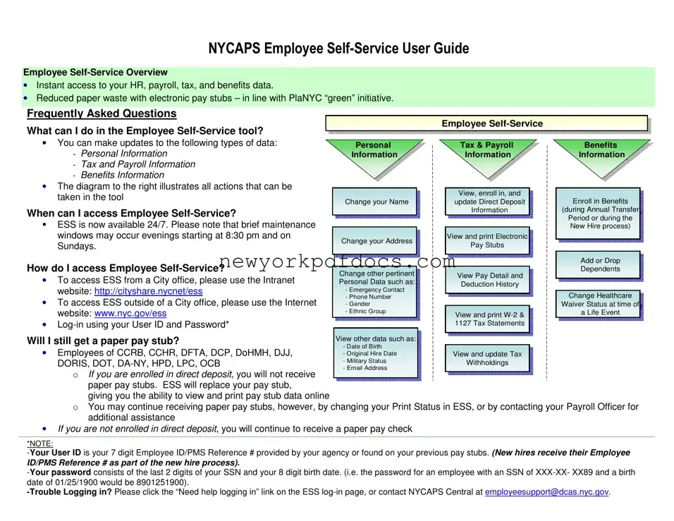 Free Nycap Ess Form