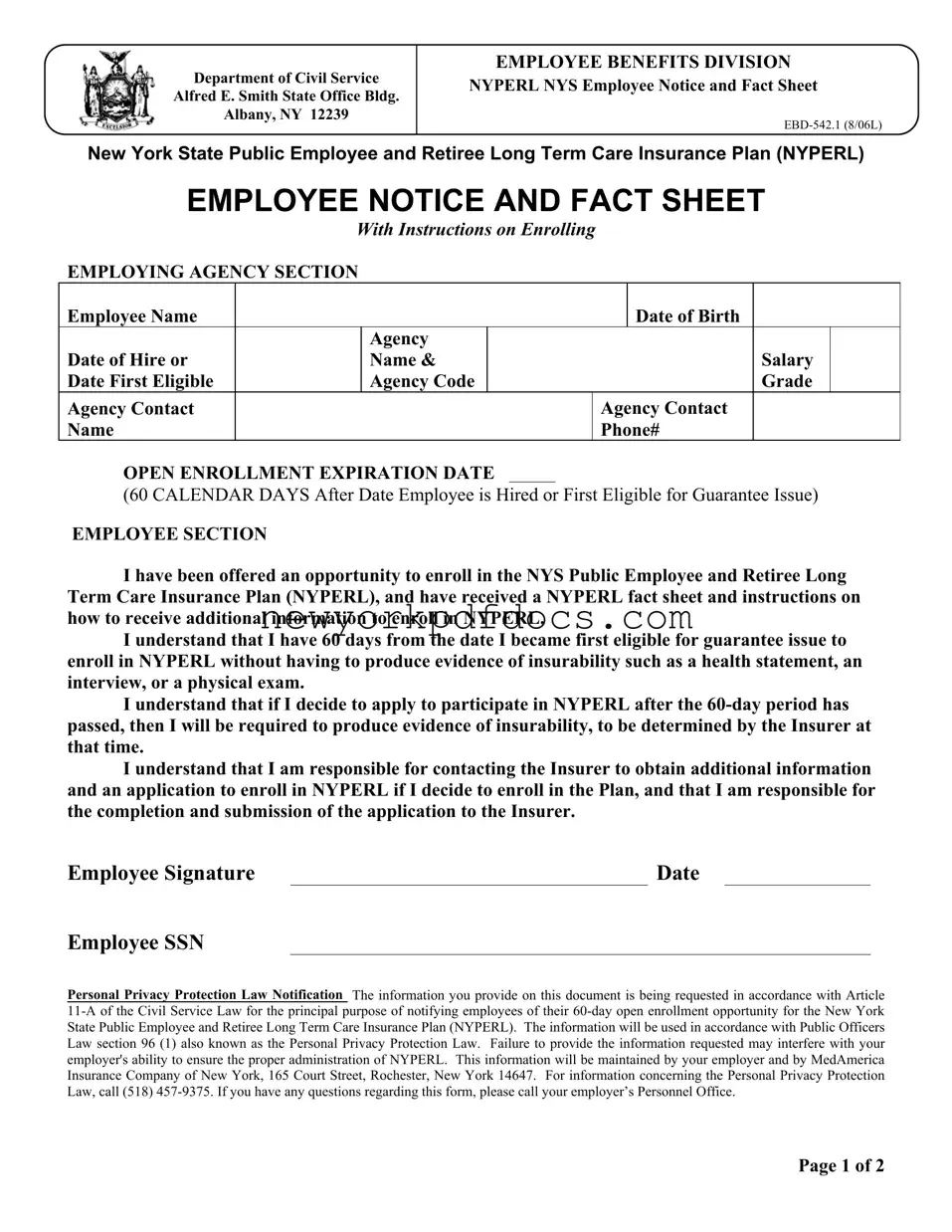 Free Nyperl Ebd 542 1 Form