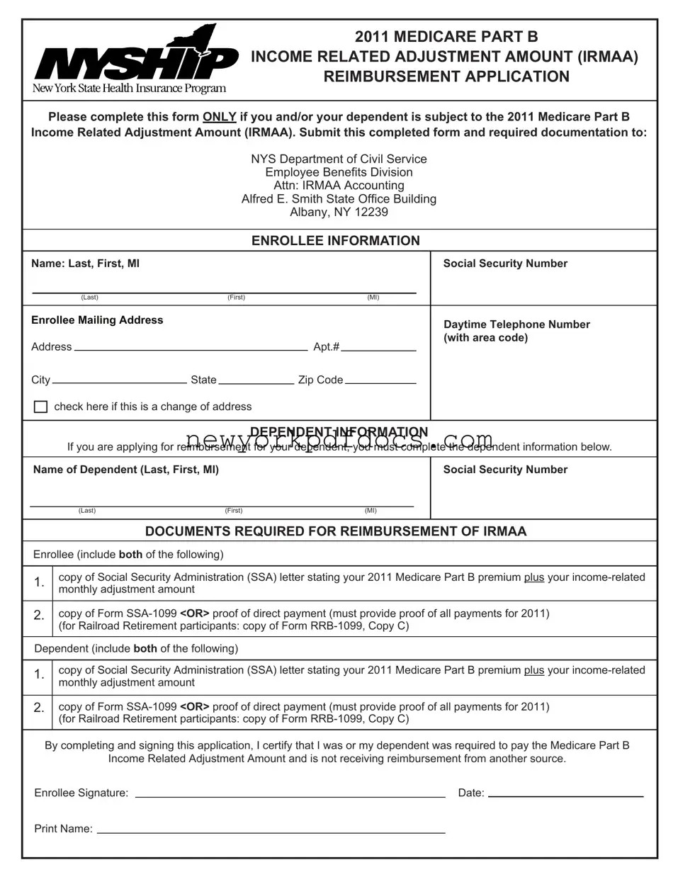 Free Nyship Form