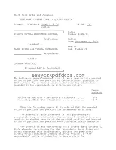Free Judgment New York Supreme Court Form