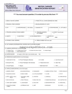 Free Mcs 150 Ny Form