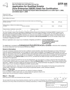 Free New York Dtf 84 Form