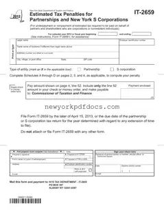 Free New York It 2659 Form