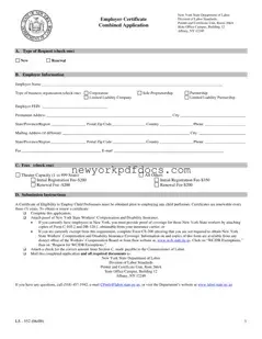 Free New York Ls 552 Form