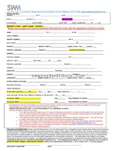 Free New York Sw Management Form