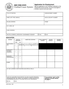 Free Ny Court 5 Form