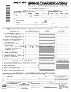 Free Nyc 3360 Form