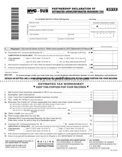 Free Nyc 5Ub Form