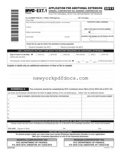 Free Nyc Ext 1 Form