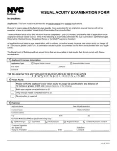 Free Nyc Lic 60 Form