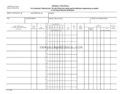 Free Nyc Payroll Form