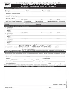 Free Nyc Rp 602C Form