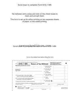 Free Nys 1 Form