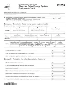 Free Nys It 255 Form