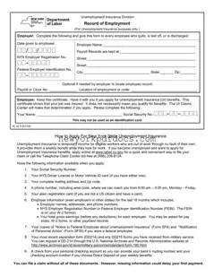 Free Nys Record Employment Form